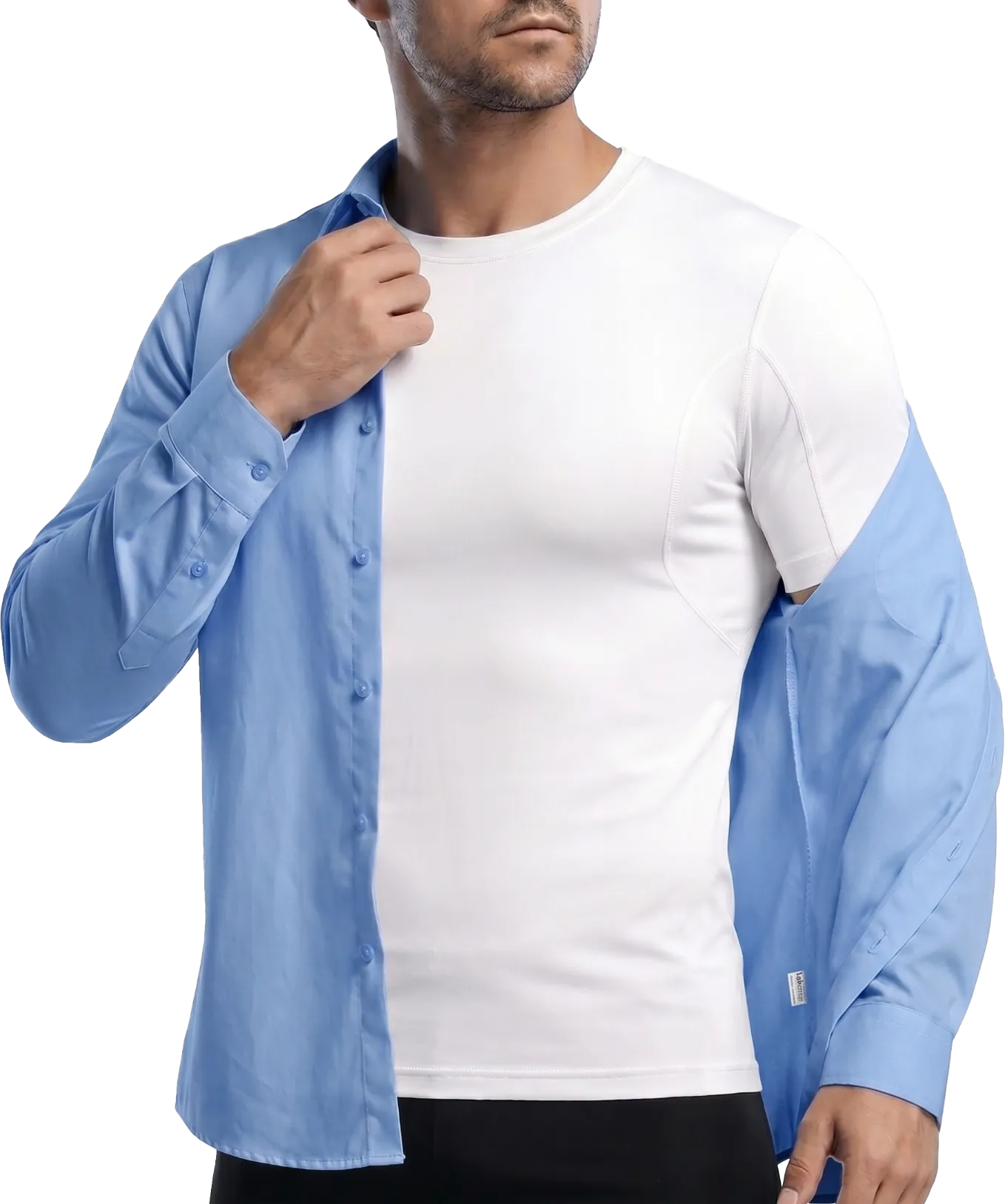 Men's Sweat-Proof Undershirt With Built-In Protection ARAX Wear Men's Sweat-Proof Undershirt With Built-In Protection ARAX Wear